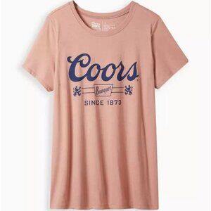Torrid Size 3 Coors Banquet Graphic Tee - Pink